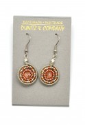Round Bead & Wire Earrings